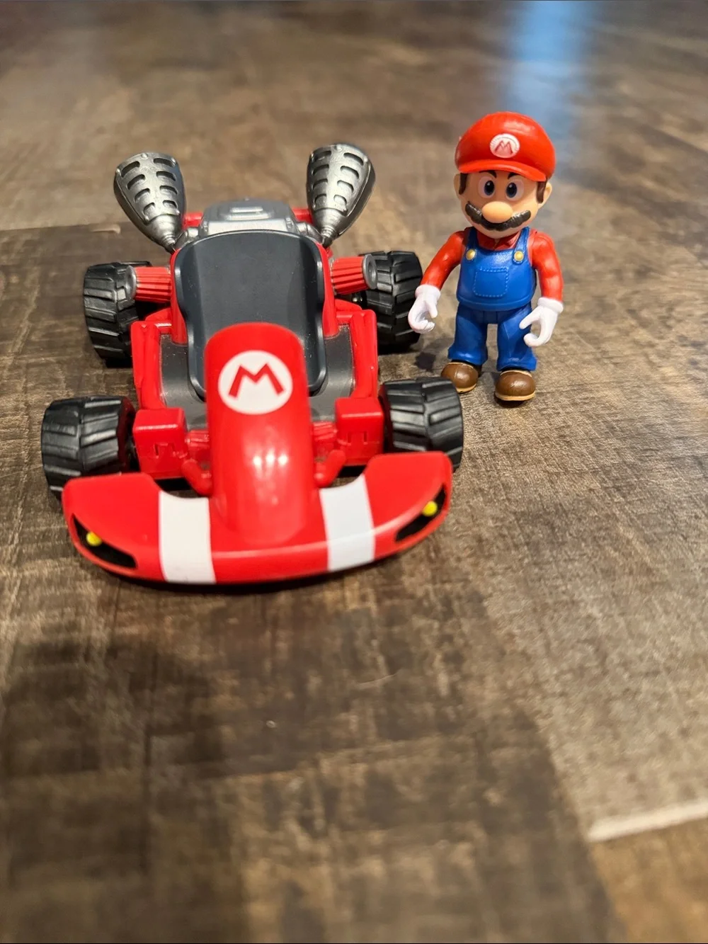 2023 Nintendo The  Super Mario Bros Movie Pull Back Toy Racer Kart w/Mario